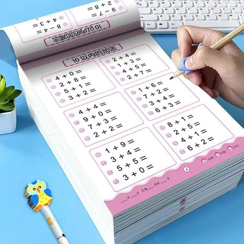 Children math exercise - children's,