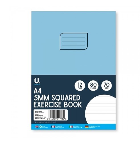 Exercise book 5mm - a4, 2