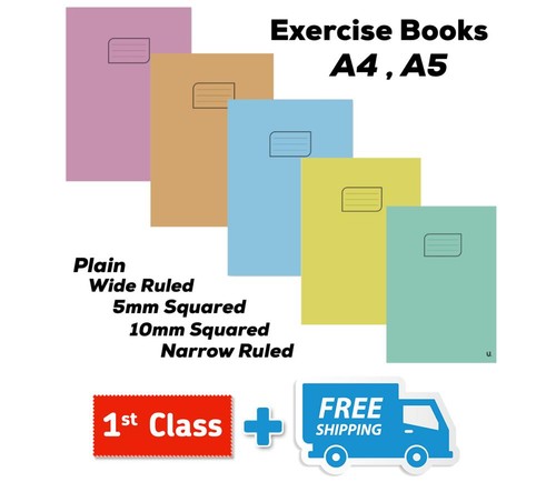 Exercise books school - exercise,