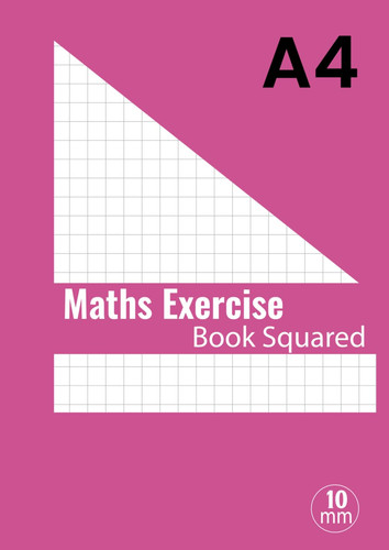 Maths exercise book squared - maths,